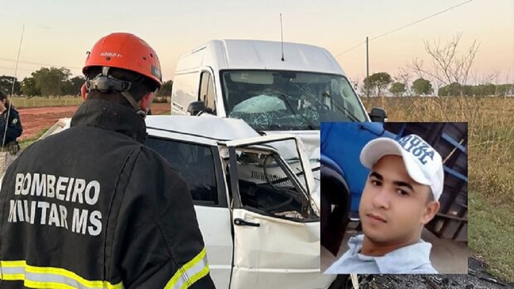 Guaicurus News - Motorista tenta ultrapassagem, bate de frente com van e morre em Nioaque