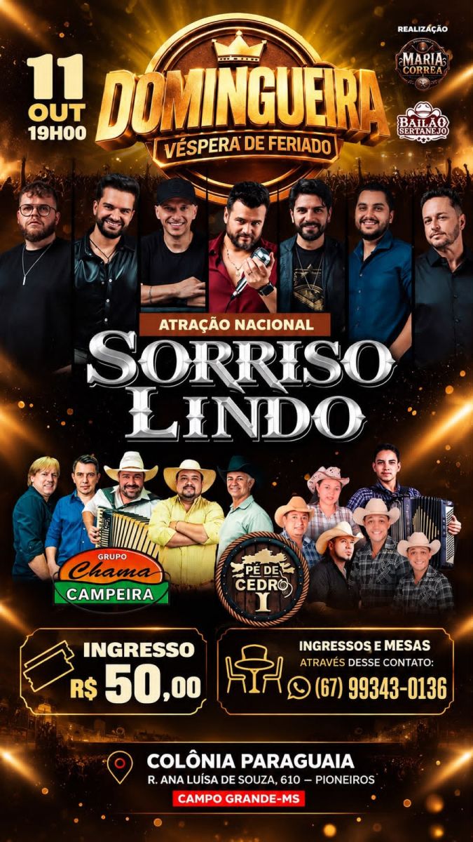 Guaicurus News - Domingueira reúne música e tradição na véspera do feriado em Campo Grande
