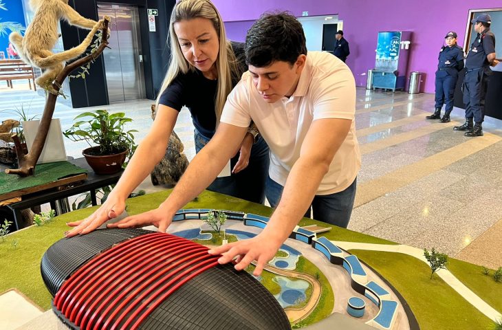 Guaicurus News - Senai MS imprime maquete 3D do Bioparque Pantanal para experiência tátil com deficientes visuais