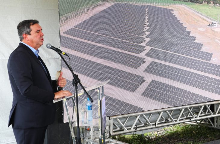 Guaicurus News - Nova usina fotovoltaica na Capital contribui com a política estadual de energia limpa e renovável